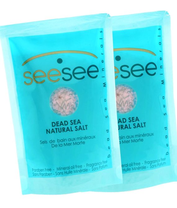 Dead Sea Natural Salt 200gr Duo